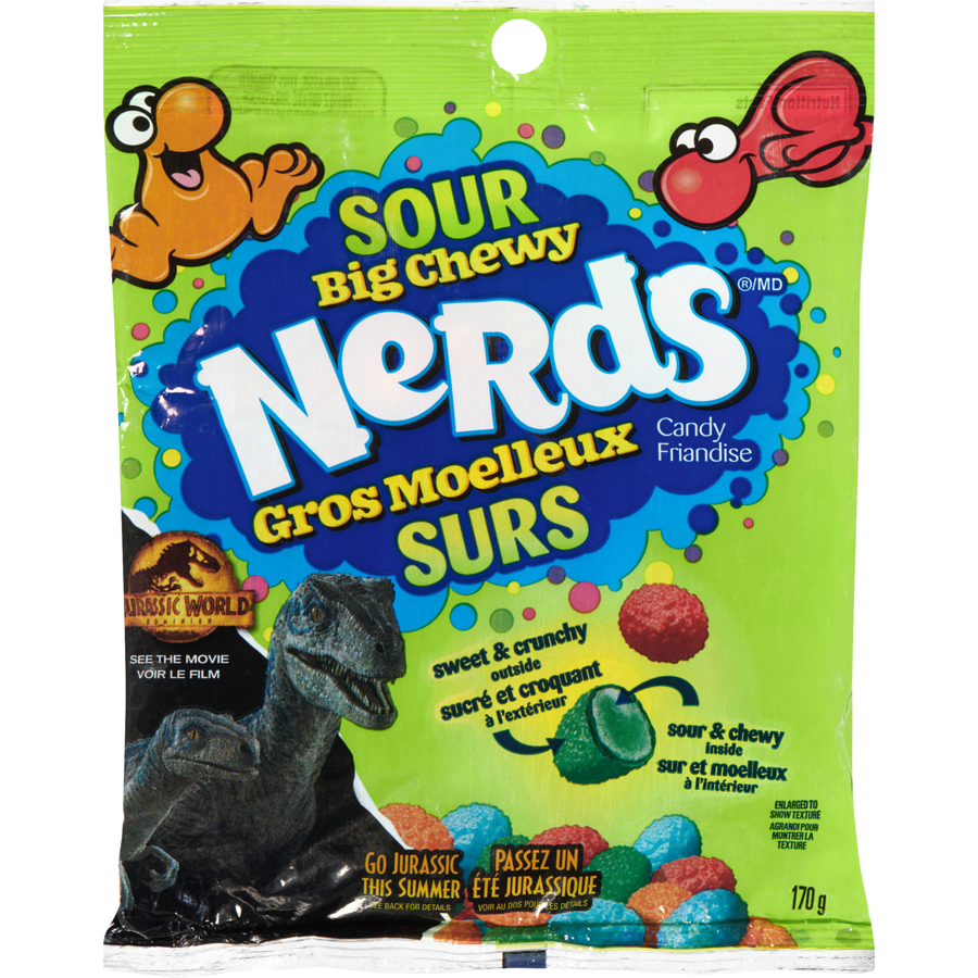 NERDS GROS MOELLEUX SURS - 170G