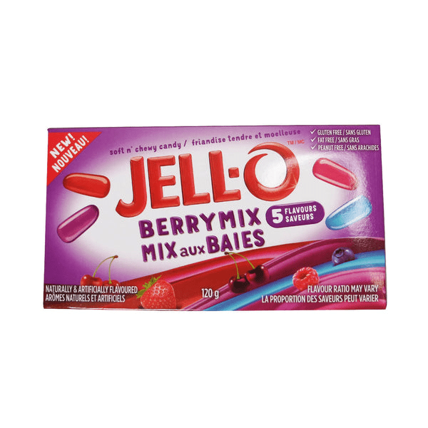 JELL-O MIX AUX BAIES BOITE - 120G