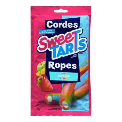 SWEET TARTS CORDES TORSADÉ ARC-EN-CIEL - 141G