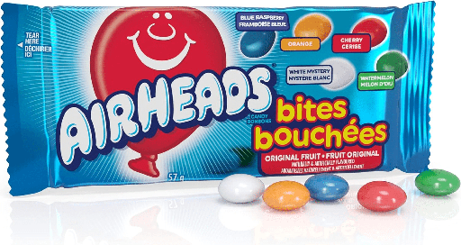 AIRHEADS BOUCHÉES - 57G
